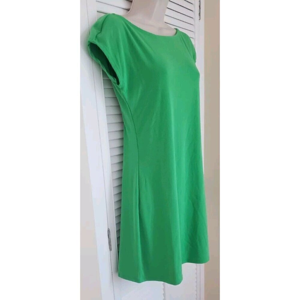 NEW FREE PEOPLE BEACH ROSALIA SUMMER GREEN MINI LOW BACK DRESS SZ M - Picture 4 of 8